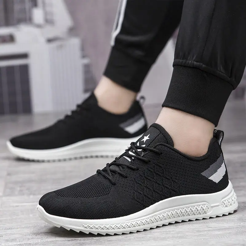 Custom black Safety Fashion Sneakers Men Sport Shoes Running