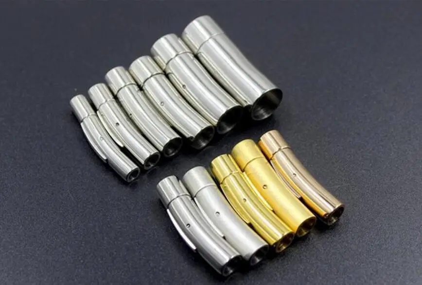 5 mm Stainless Steel bayonet clasp metal spring bracelet clasps making jewelry MC92101