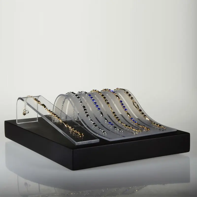 Столешница акриловый держатель дисплей ювелирных изделий для ожерелье / браслет / браслет
