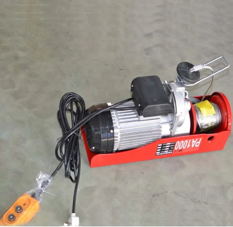 220V/110V 1600W two-phase small electric hoist 1000kg PA1000