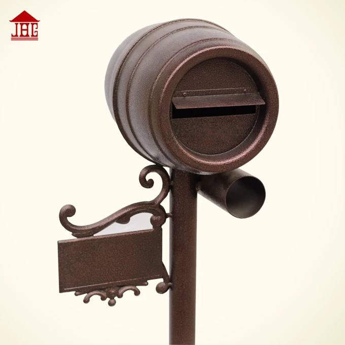 metal mail box/modern design us mailbox/wrought iron letter box