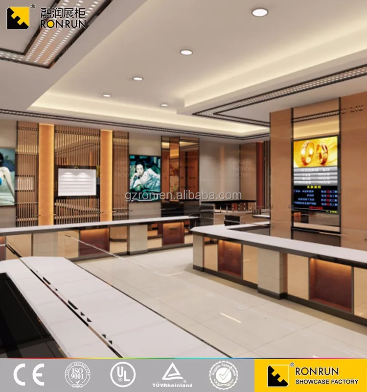 Direct manufacturer watch interior showroom design shop watch stand display