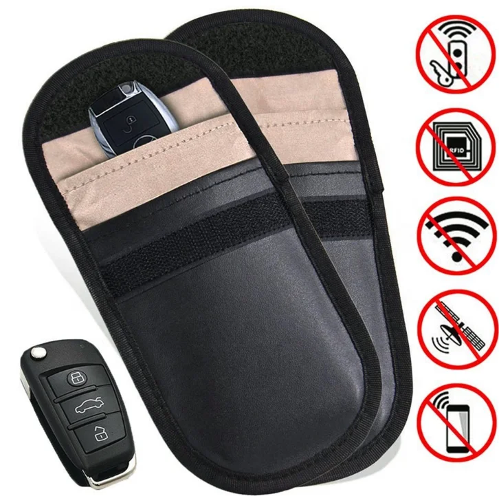 RFID Signal Blocking Bag Shielding Pouch Wallet Case for Privacy Protection  for car keys