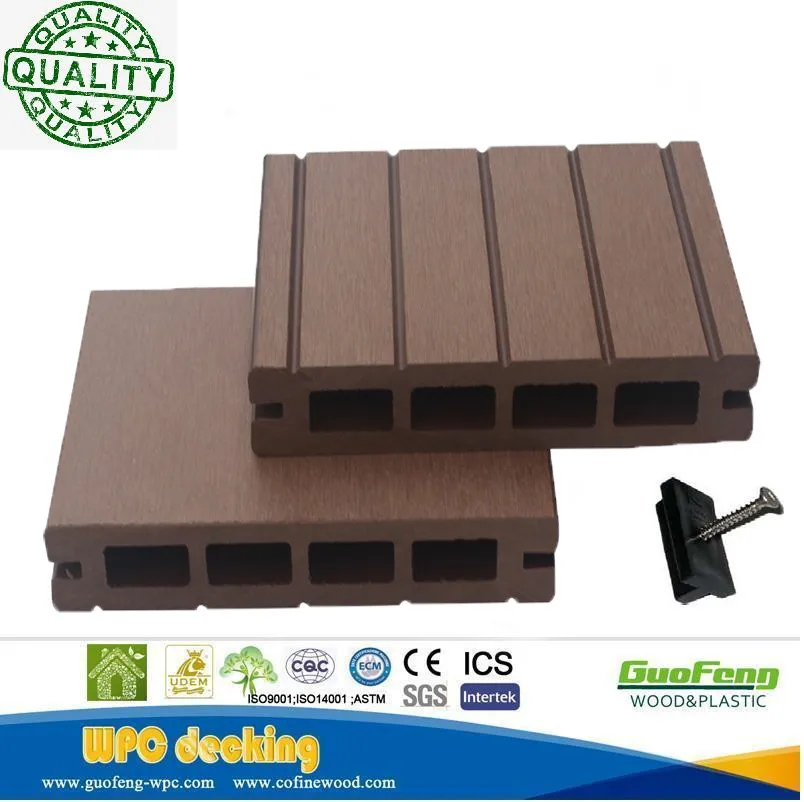 Hdpe Wpc Decking Exterior Wood Plastic Composite Outdoor Flooring With Good Price Waterproof Wpc Boards