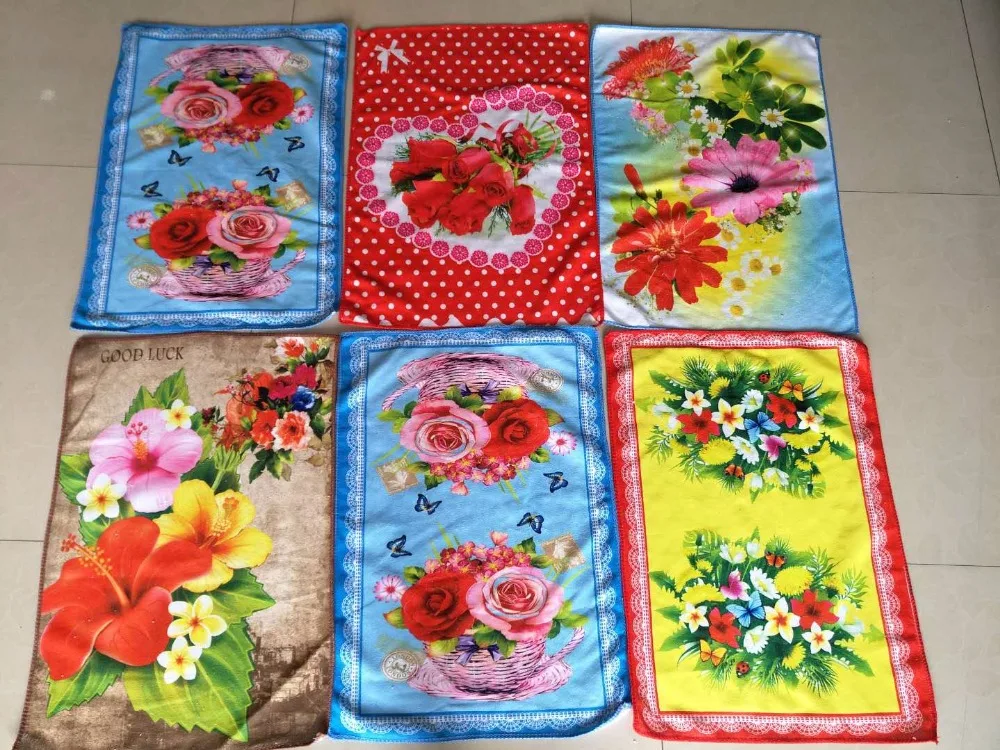 
Printed Your Own Custom Printing 100% Cotton Terry Cloth Kitchen Tea Towel 