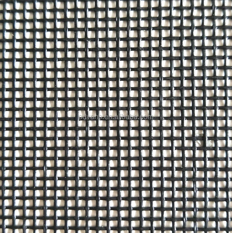 
10 OZ Black Mesh Tarp Fabric Rolls Vinyl Woven pvc coated polyester mesh fabric 