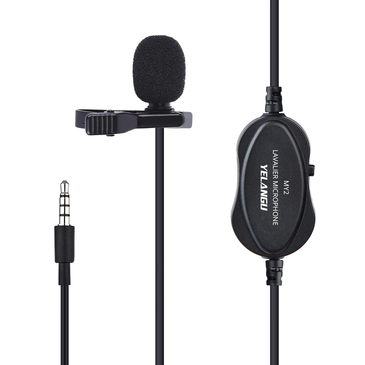 Yelangu Mini Lapel Lavalier Interview Microphone Mobile Smart Cell Phone Camera Vlogging Microphone