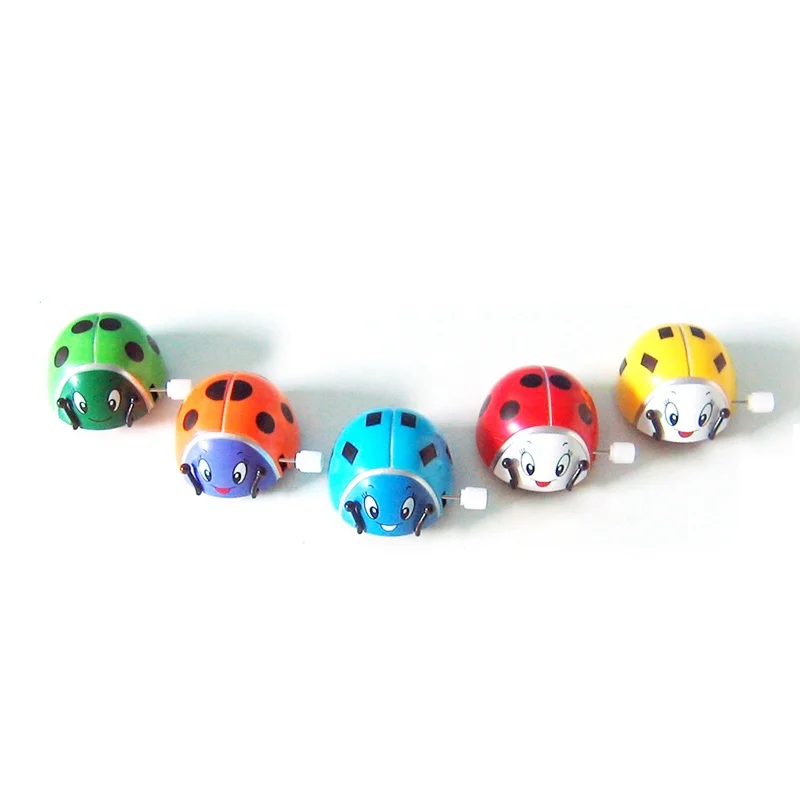fun colorful clockwork motor toy somersaults beetle for kids