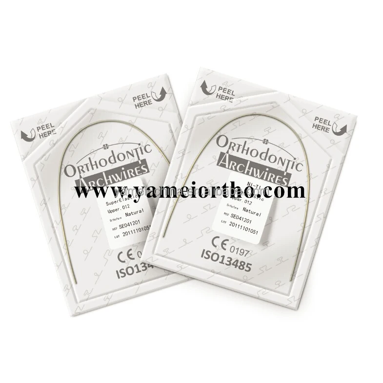 Ортодонтические медные Niti термоактивированные стоматологические материалы Cu-Ti Ортодонтические архилы