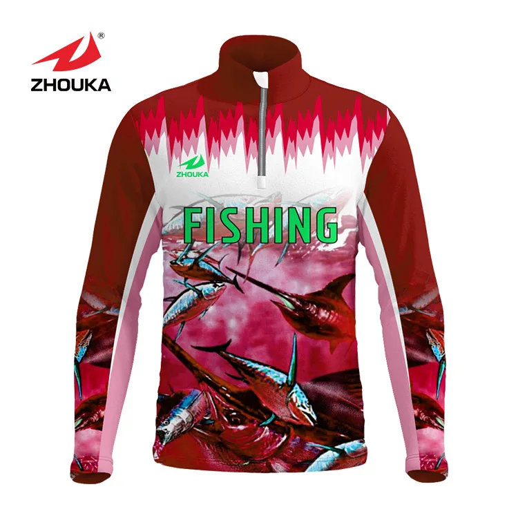 Hot Sale Fishing Jersey Tournament Custom Design Fishing Jersey Wear