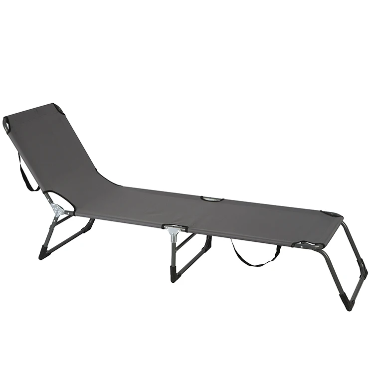 Portable army folding picnic camping beach lounge bed for outdoor