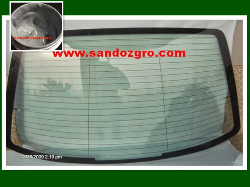Conductive silver paste for automobile glass