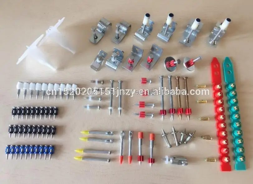 High Strength Drive Pins Shooting Nails Concrete Nails Power Actuated Fastener System