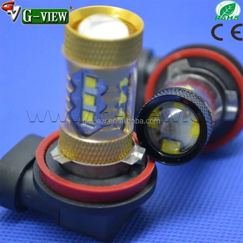 Новые красочные Автомобильные СВЕТОДИОДНЫЕ противотуманные фары лампы H8 H11 КРИ 80 Вт