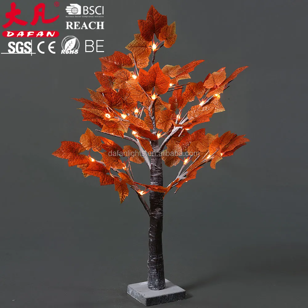 holiday Christmas decoration warm white  home party twig branch led trunk bonsai maple tree light