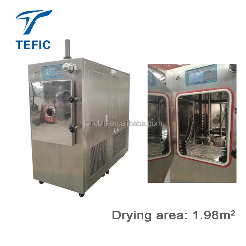 40KG capacity Production freeze dryer / lyophilizer for pharmaceutical vacuum freeze drying equipment /Lyophilizer
