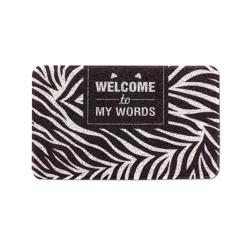 Fashionable Custom Print Logo Doormat For Entrance Doormat Printed Shoes Off Doormat