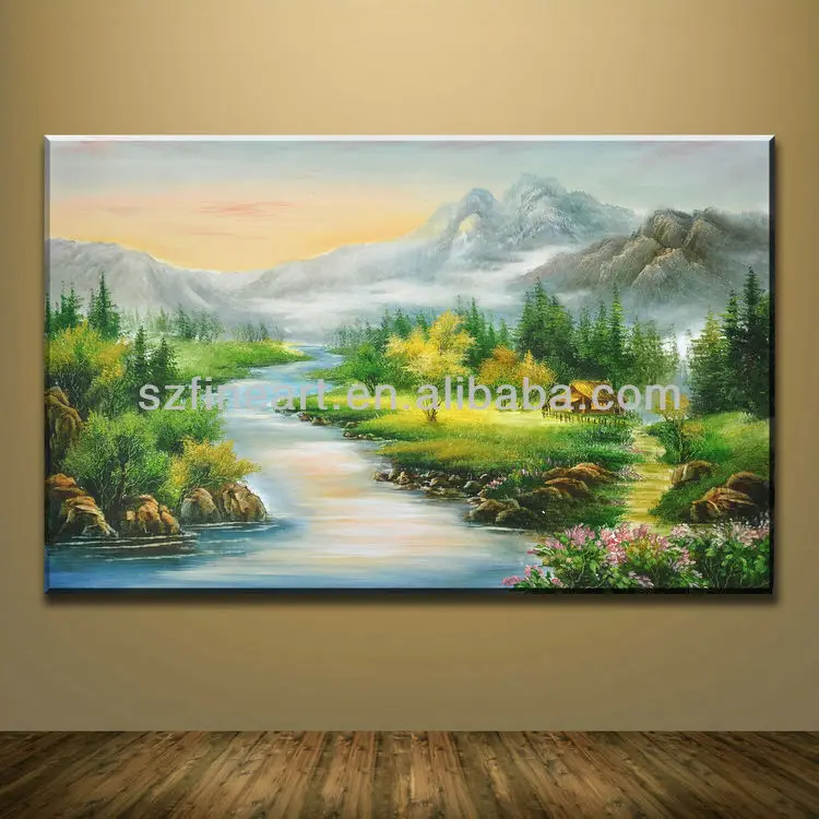 Chinese feng shui painting