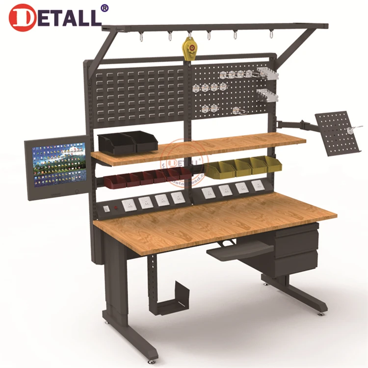 
 Detall б/у Заводская деревянная верстак для продажи с выдвижным ящиком  
