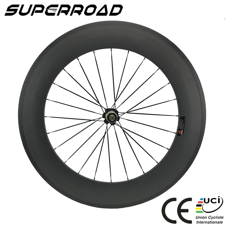 
Japan Toray 23mm Wide Road Cycling 700C 88mm Taiwan Carbon Bike Wheels For Bicycle 