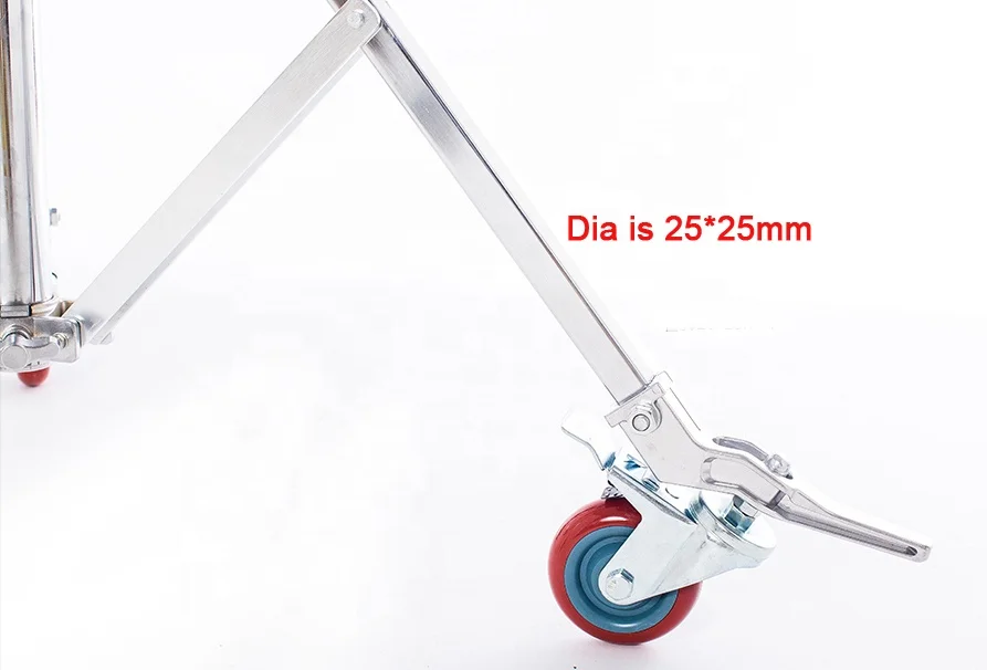 
6m High Overhead Roller Stand Light Stand with 5/8