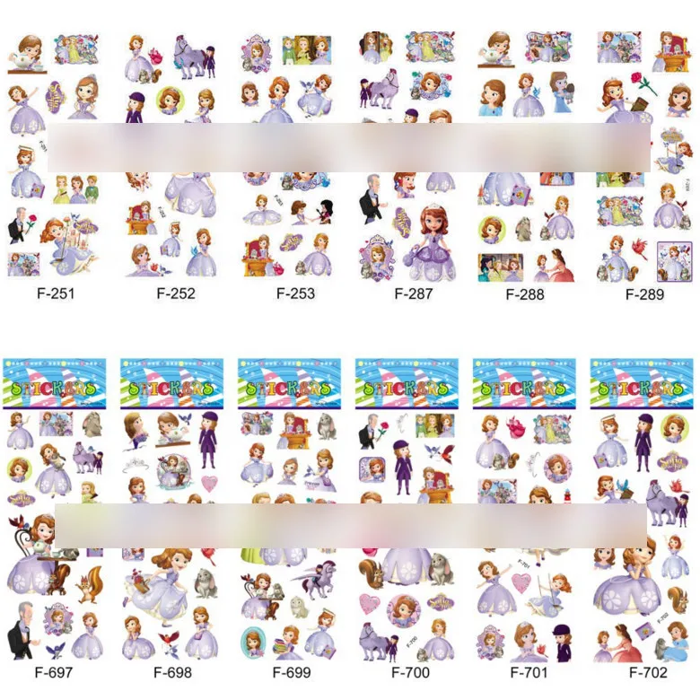 Милые детские наклейки, наклейки для девочек, детские Мультяшные 3D стерео наклейки