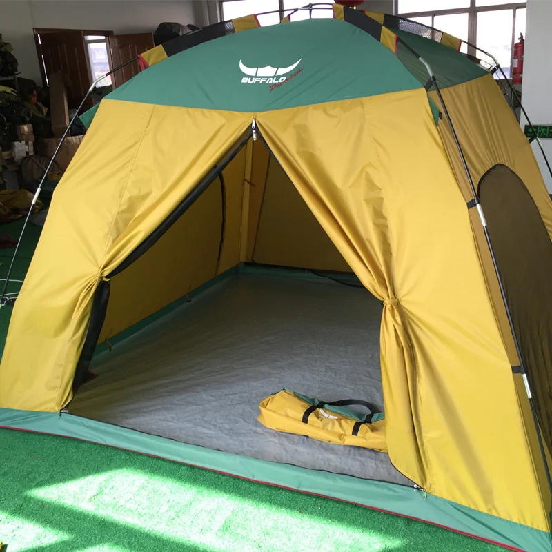 6-Person Family Camping Tent Instant Cabin With Rainfly for Outdoor,