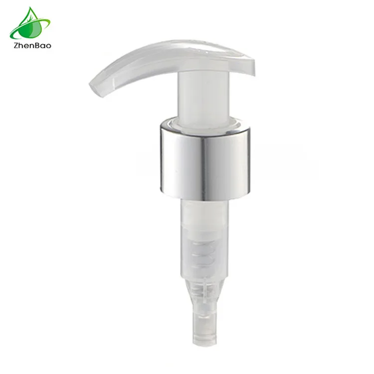 Лидер продаж 20/410, пружинный насос для лосьона ZhenBao с правой и левой защелкой