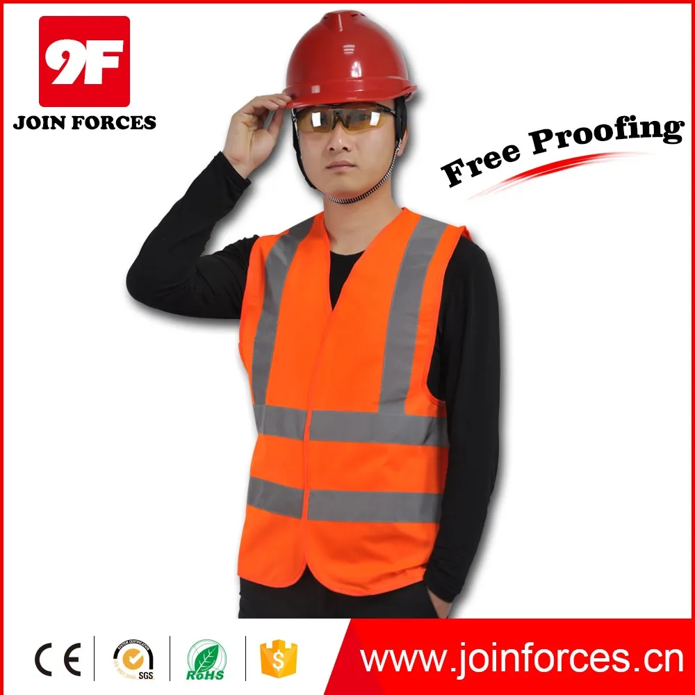 Factory outlets hi vis reflective safety vest with free sample