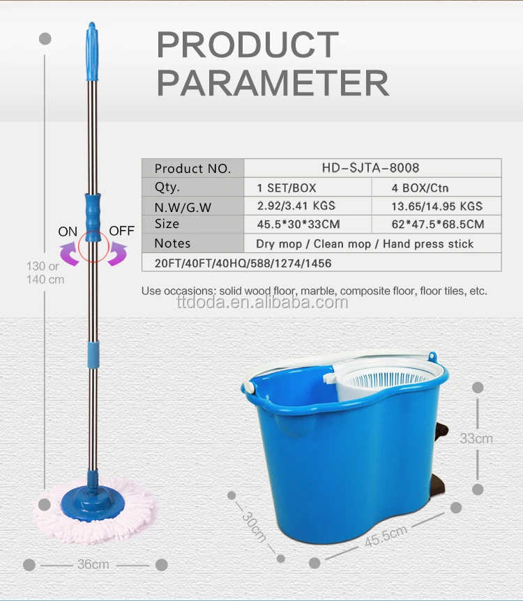 
multi-functional cleaning wringer mop bucket/twist mop cleaning mop with spin bucket 