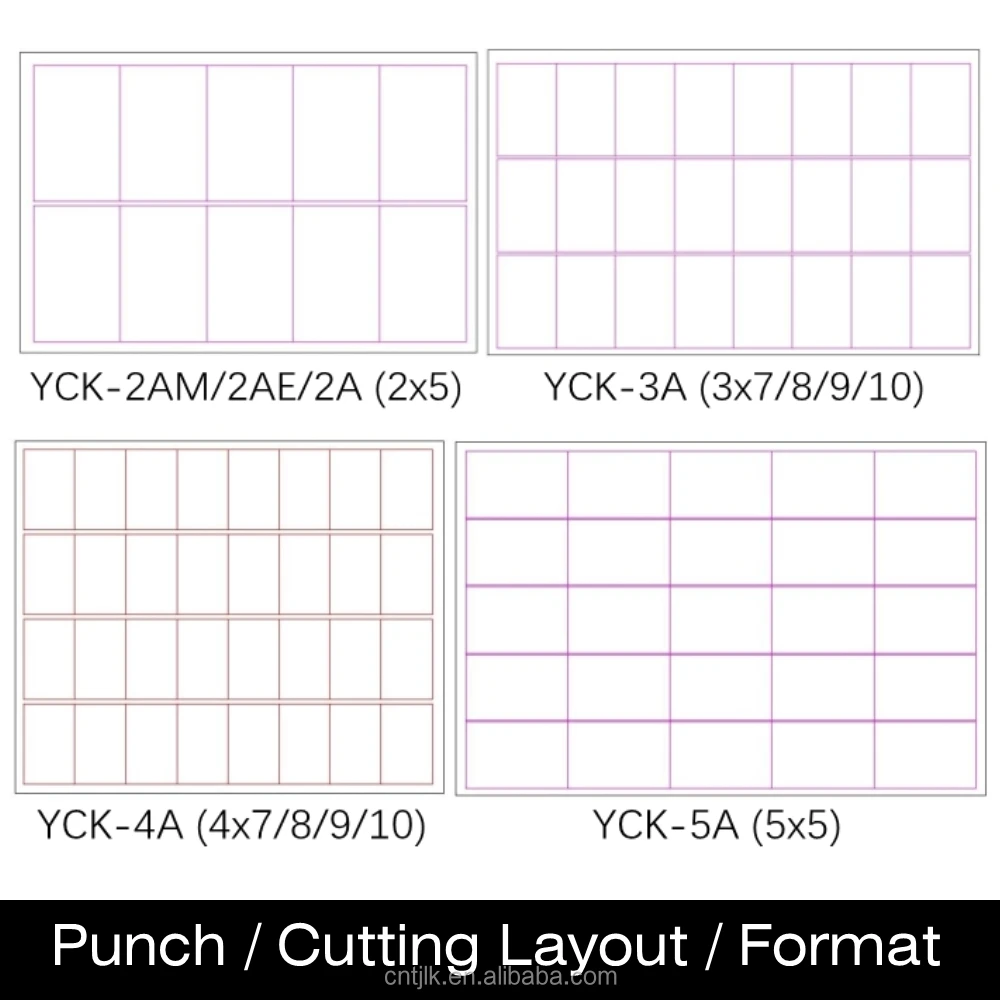 2x5 3x8 4x8 5x5 card cutting machines