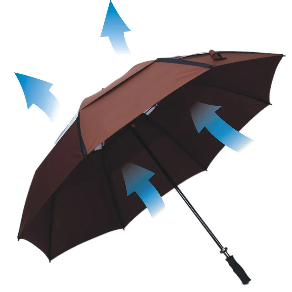 
Fashion promotional solar umbrella golf umbrella with fan 