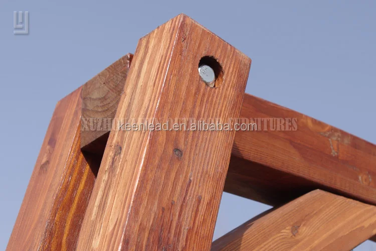 
Canopy Wood Metal Outdoor Swings For Adults 