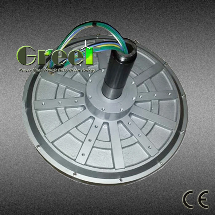 Coreless greef energy permanent magnet generator 5kw