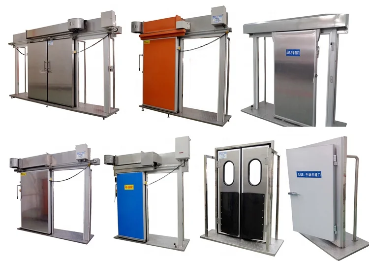 cold room door for meat plant and slaughterhouse