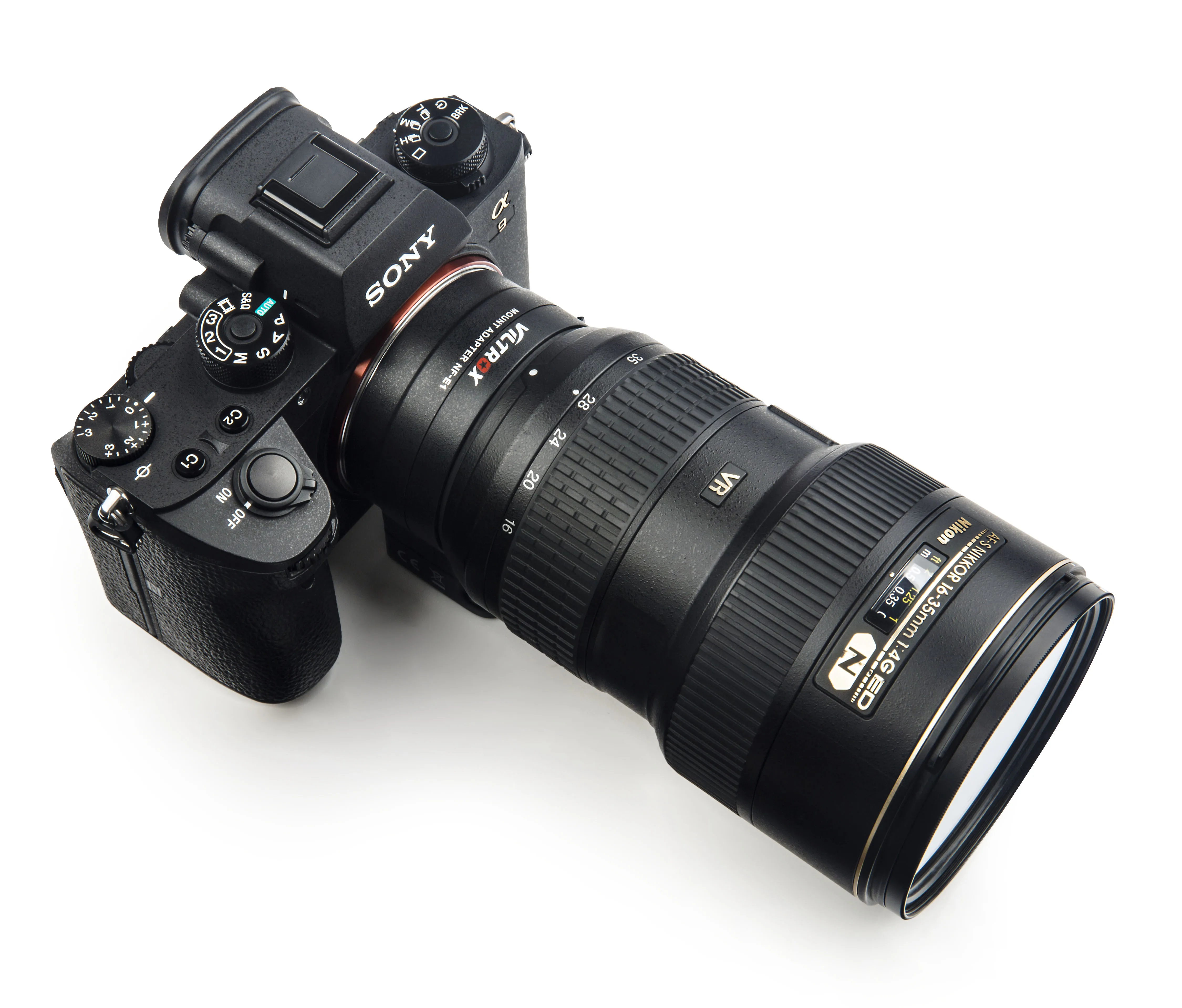 VILTROX NF-E1 PRO Electronic Auto-Focus Lens Mount Adapter for Nikon Tamron Sigma F Mount Lens to SO NY E Mount Camera