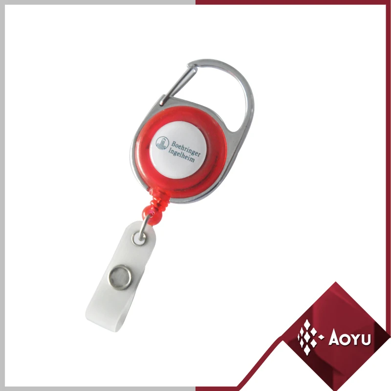 Newest Design Polyester Ski Pass Badge Reel For Wholesale