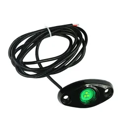 car accessories Led rock side marker light green for offroad /truck/Boat/Motocycle