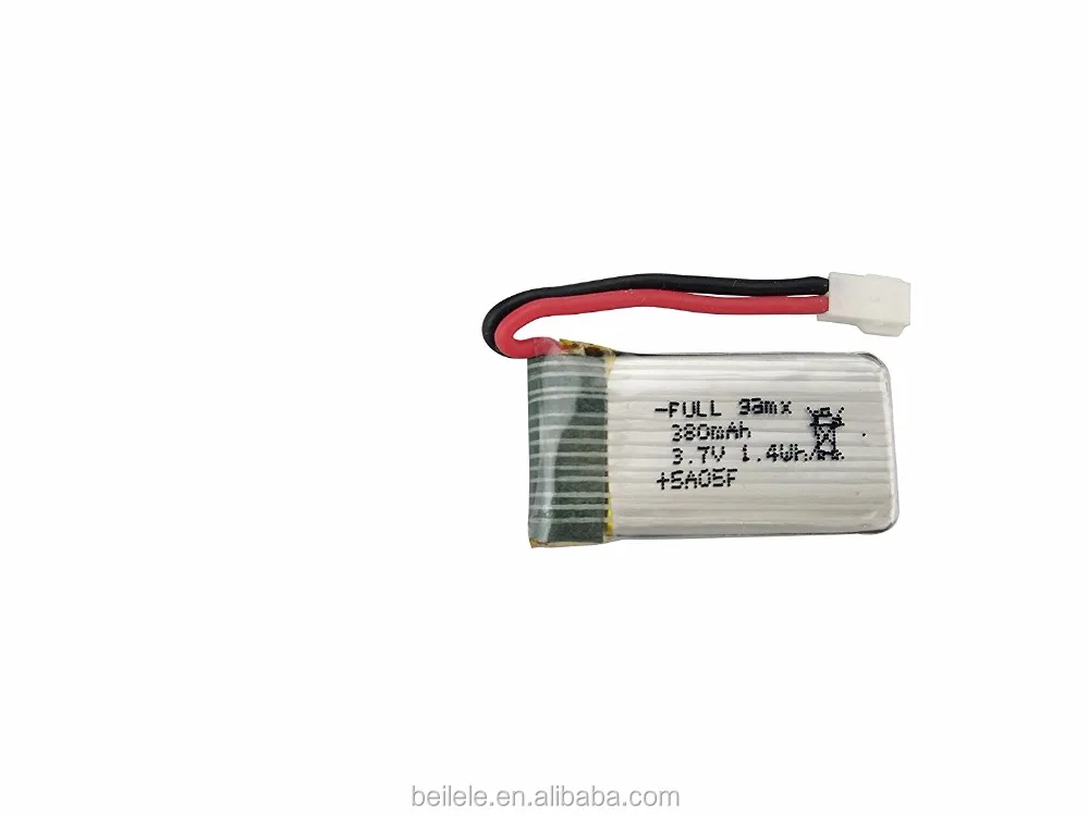 3.7V 380mah battery hubsan H107 x4 h107c h107L SYMA X11 X11C HS170 HS170C F180C HS170G TOZO Q2020 E016H E016F