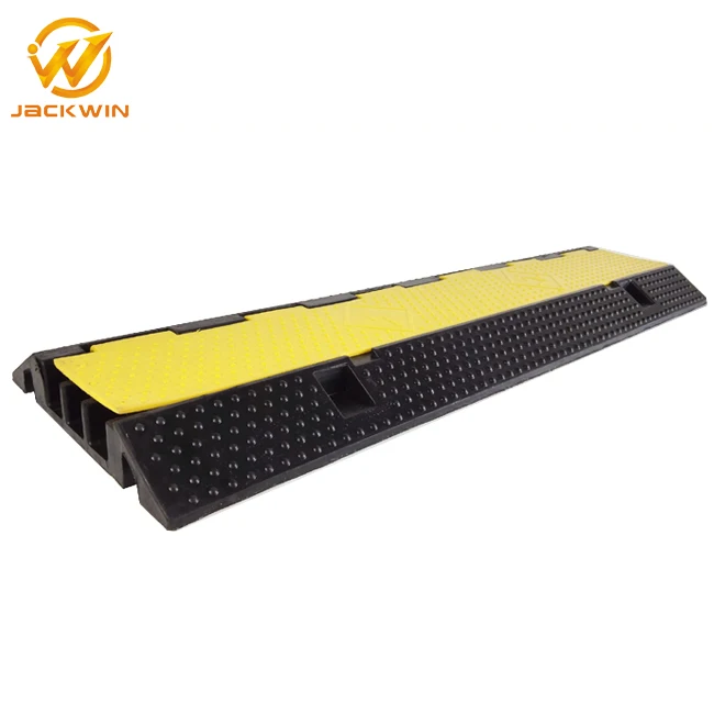 Roadside Safety/Stage/Party Used Rubber Cable Protector Cable Tray 3 Channels