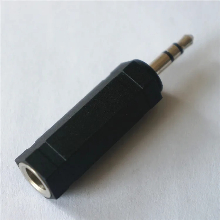 3.5mm Stereo Plug to 6.35mm (1/4 Inch) Stereo Jack Adaptor