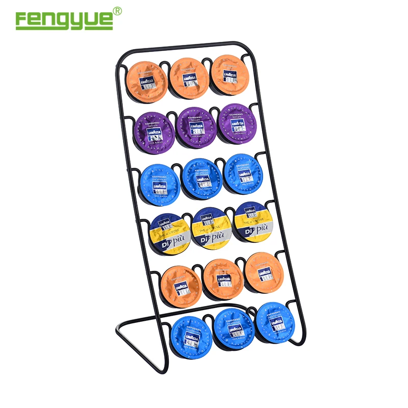 Factory Price Wholesale 18pcs Caffitaly Storage Coffee Capsule Rack