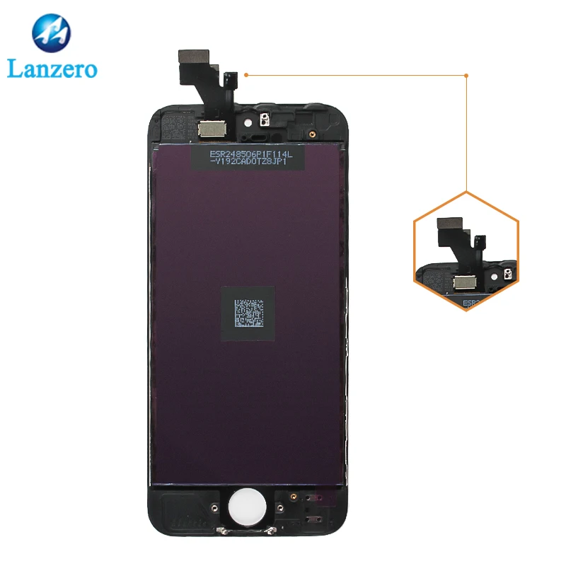 China manufacturers cell mobile phone spare parts,mobile phone screen for iphone 5 lcd display