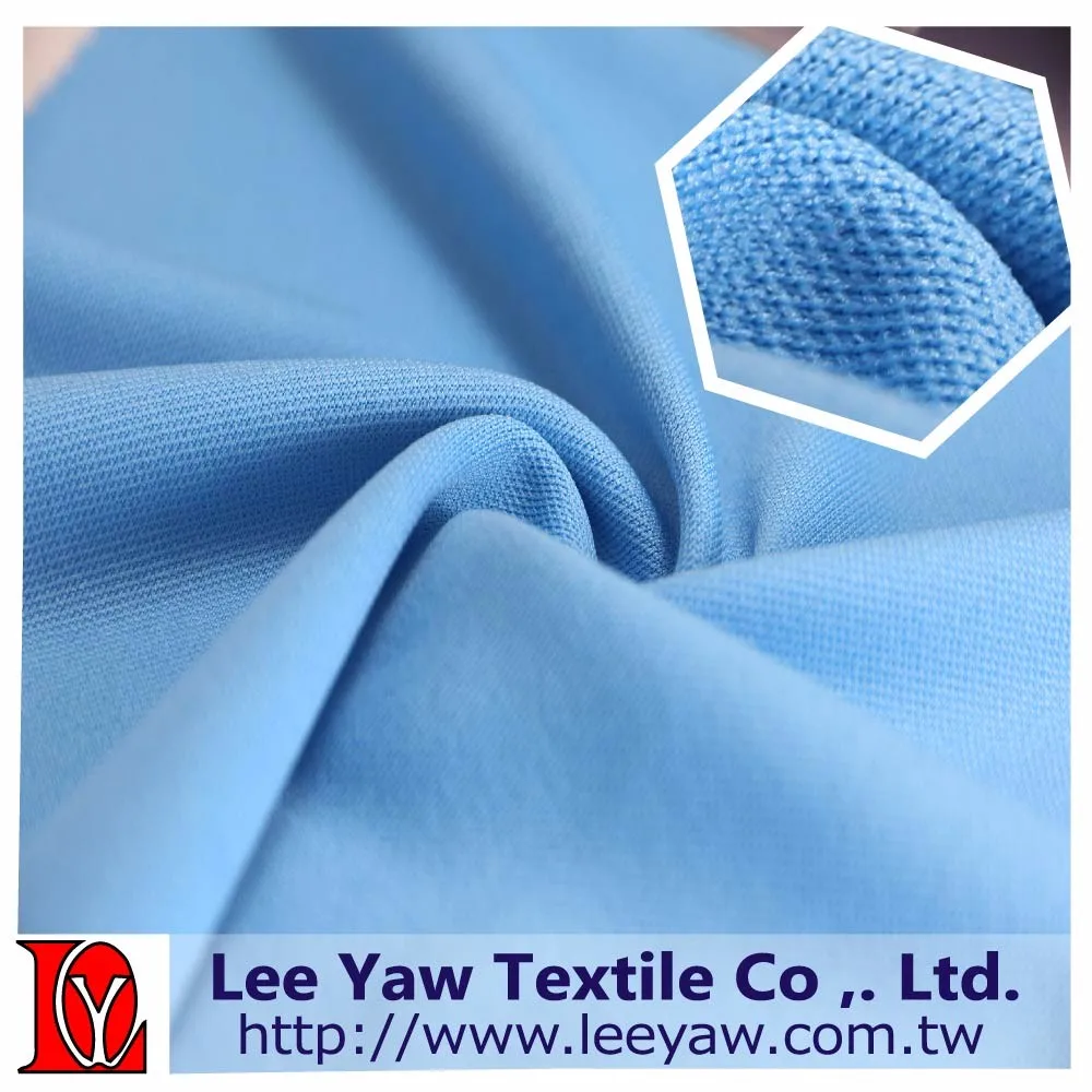 100% recycle pet polyester pique interlock fabric