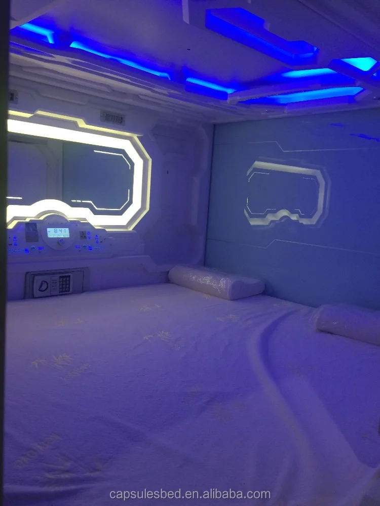 2016 new patent product space capsule hotel furniture bedroom sets metal bunk beds supplier