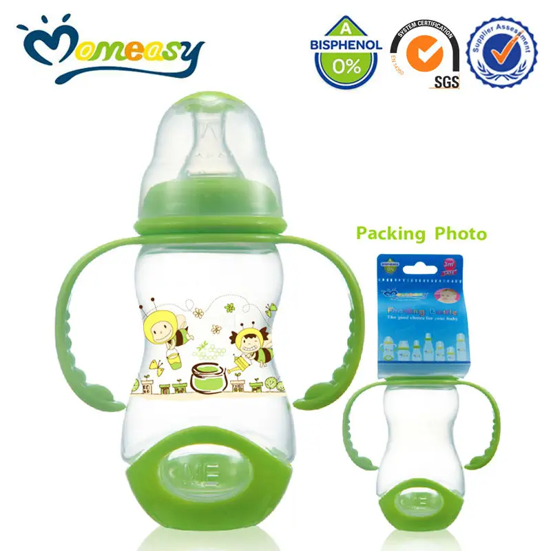 6OZ BPA free food grade milk bottle for baby