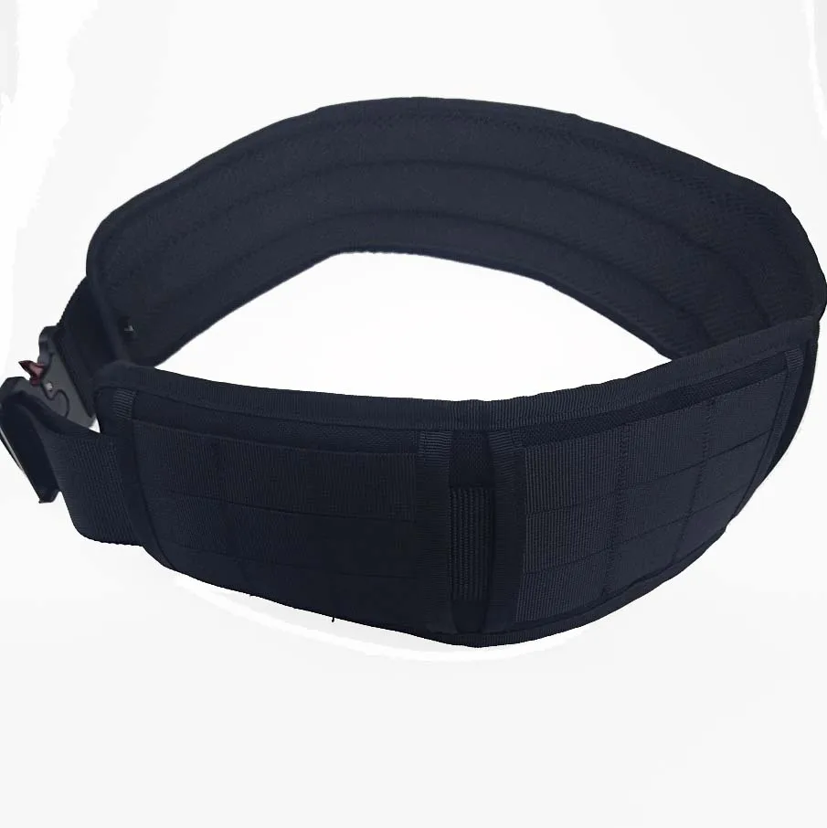 Hunting Shooting Tactical Gear 1000D High Density Nylon Padded Combat Waist Molle Belts with Quick release metal buckle