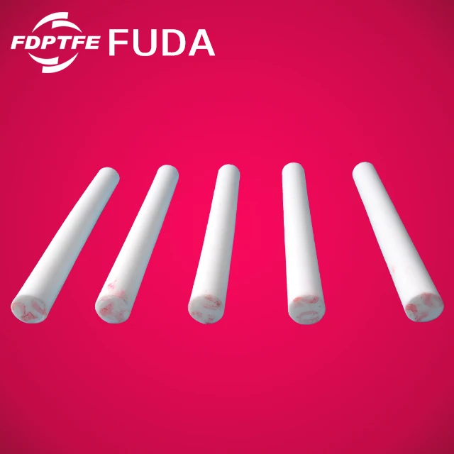 FUDA factory direct 25% glass filled ptfe rods virgin glass fiber filled ptfe rod