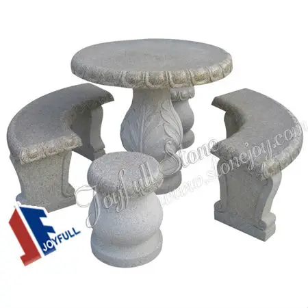 
Garden stone tables and chairs,outdoor furniture round stone table 
