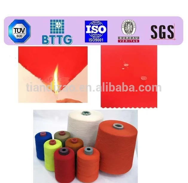 hot sale  36s/2  100% meta aramid fiber yarn fireproof aramid spun yarn for workwear